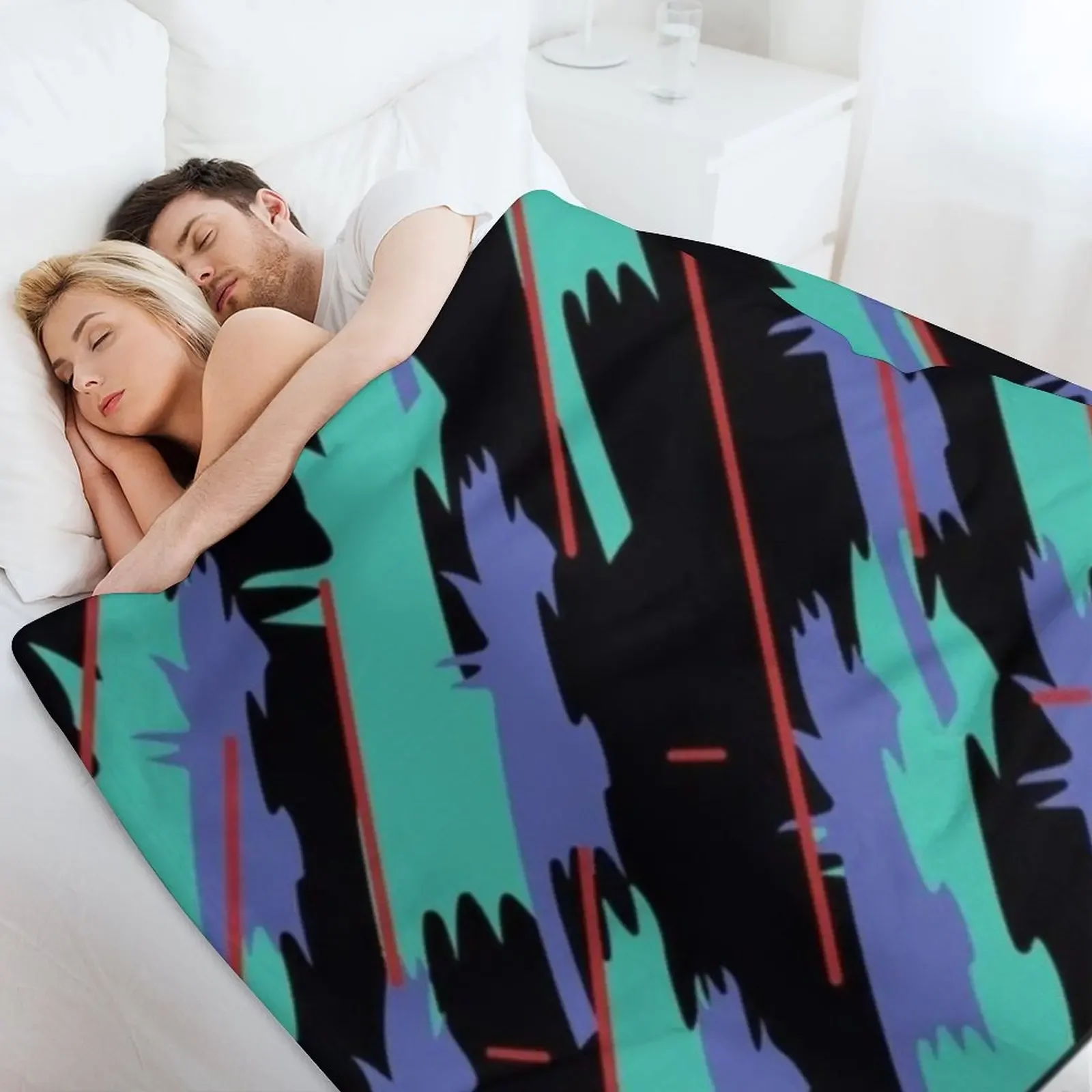 HKS Throw Blanket Modern Design Soft Blanket for Home Decor 4
