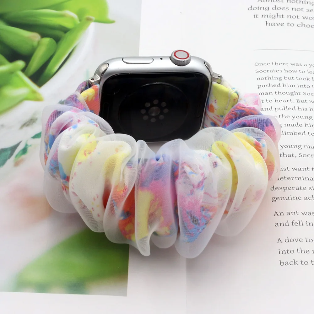 Fabric Strap for iWatch 10 Wristband Elastic Watchband for Apple Watch Band 38mm 40mm 41mm 42mm 44mm 45mm 46mm 49mm view 4