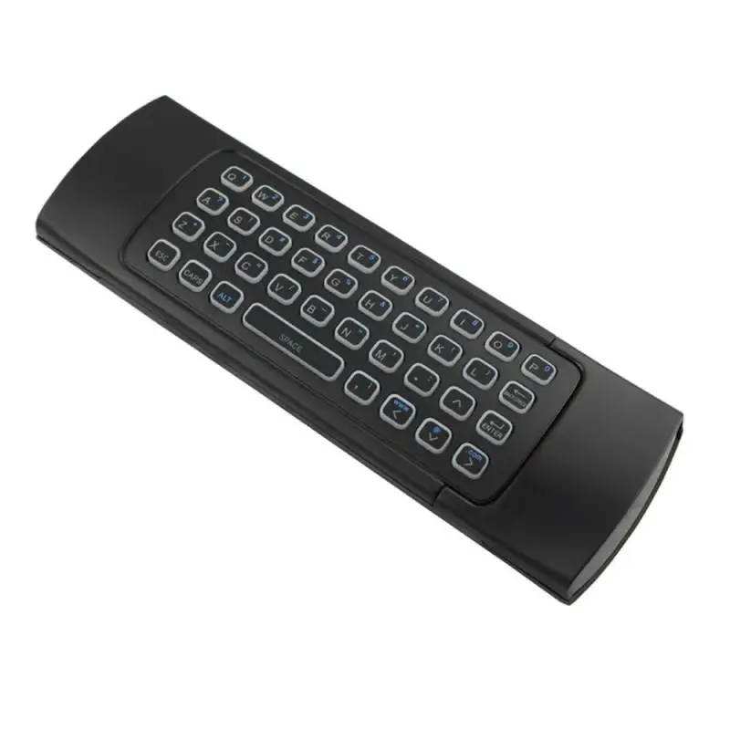 MX3 2.4G RF แป้นพิมพ์ไร้สาย IR g backlit สำหรับกล่องทีวี9.0แอนดรอยด์