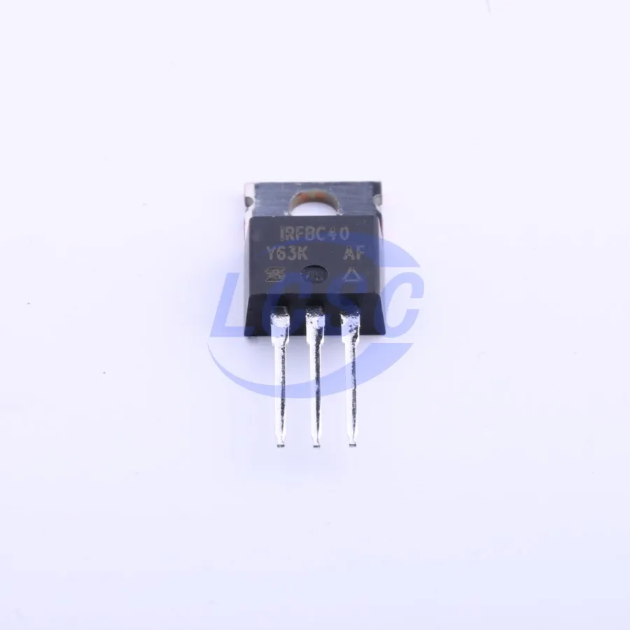 5Pcs/Lot Original IRFBC40 Power MOSFET N-Channel 600V 6.2A 125W Through Hole TO-220 Transistor IRFBC40PBF