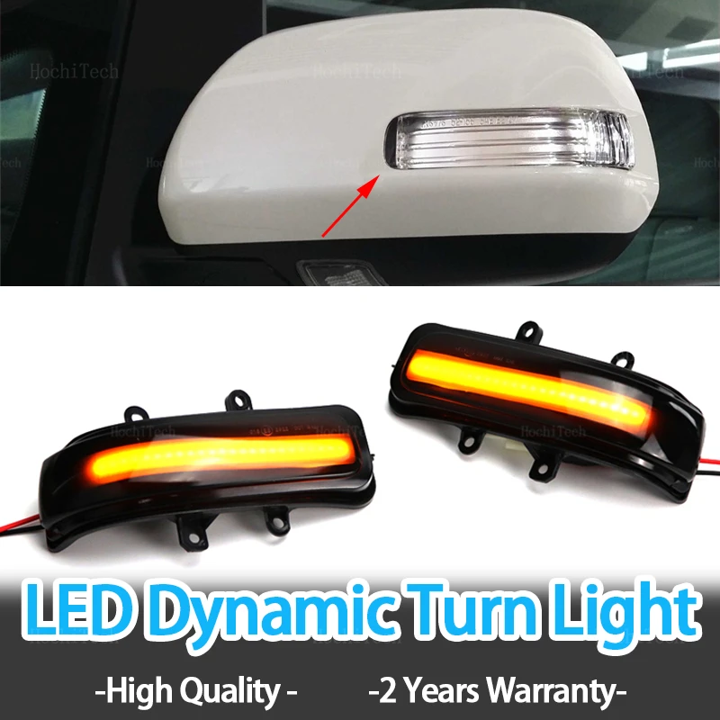 

Dynamic Blinker Turn Signal Side Mirror Indicator LED Flashing Light for Toyota RAV4 XA30 Estima Alphard AH20 Vellfire Noah