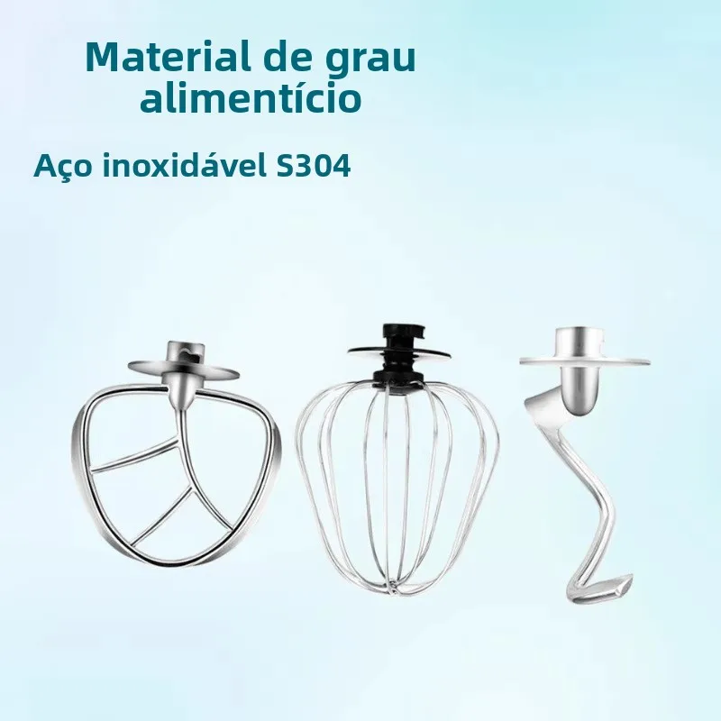 food-grade-s304-stainless-steel-mixing-accessories-for-chef-machine-and-dough-mixer-outdoor-camping-travel-fishing-gear