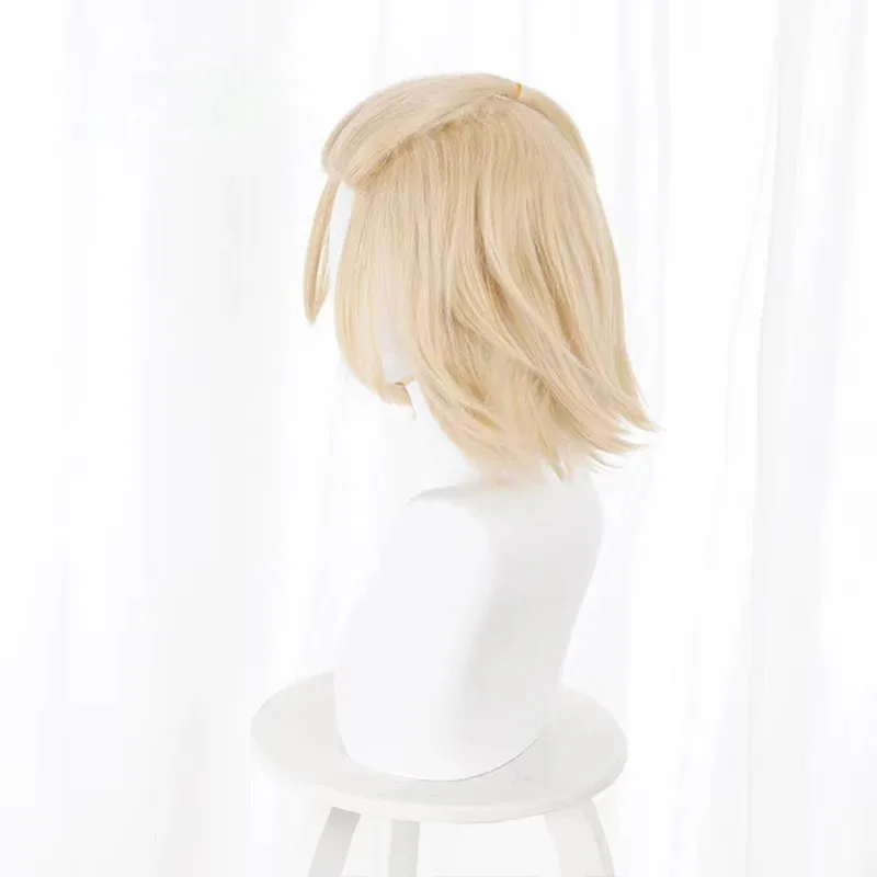 Candy 2025High Quality Anime Tokyo Revengers Sano Manjiro Cosplay Mikey Light Blonde Short Heat Resistant Hair Wigs + Wig Ca