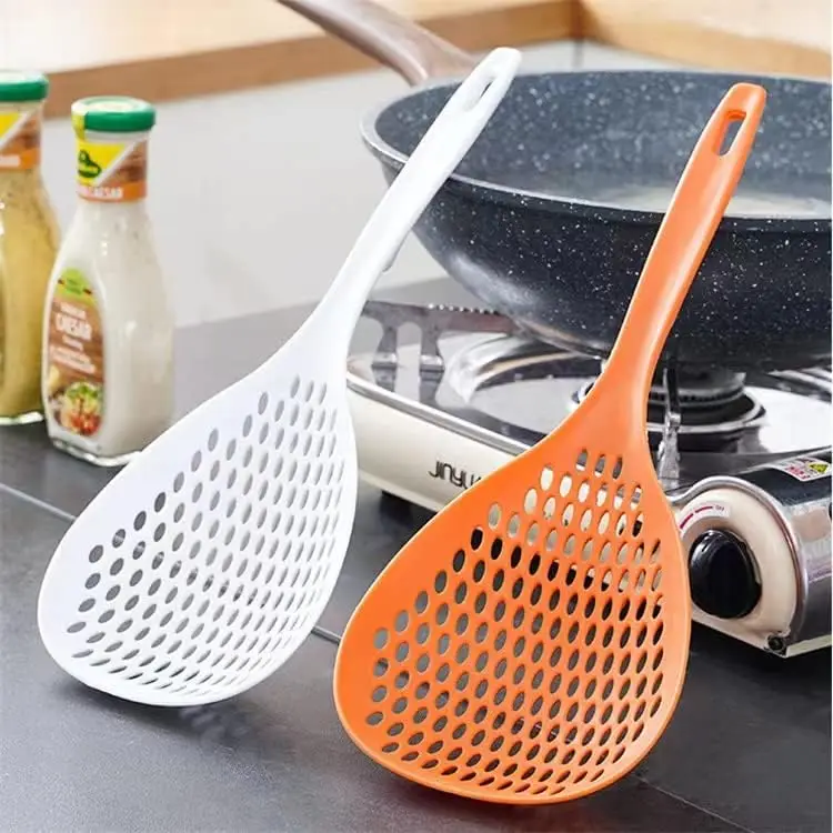 Slotted Spoon, Slotted Spoons for Cooking Deep Fry Strainer Colander for Kitchen Strainer Skimmer