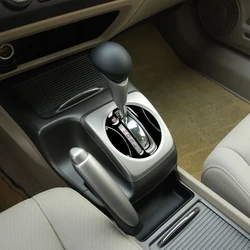 Car Interior Automatic Gear Panels Trim Sticker Modification Car Accessories For Honda Civic 8 Gen 2006 2007 2008 2009 2010 2012
