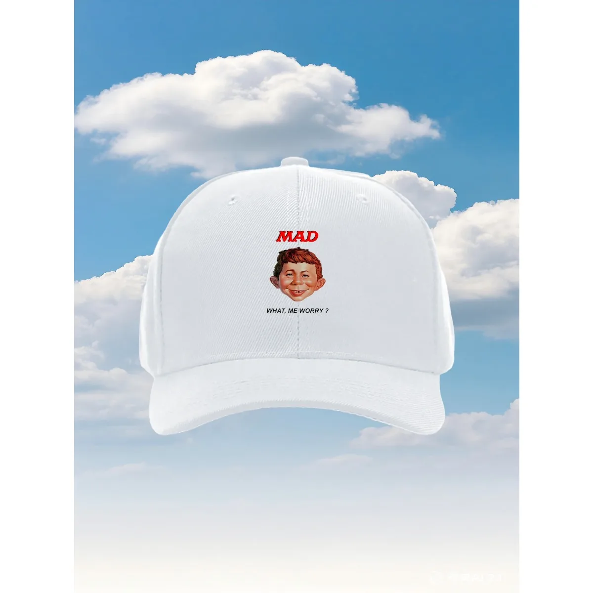 alfred e neuman 2025 new model Trucker Hat with an Adjustable Fit And a Fun Printed Design, Ideal for Outdoor Activities Travel