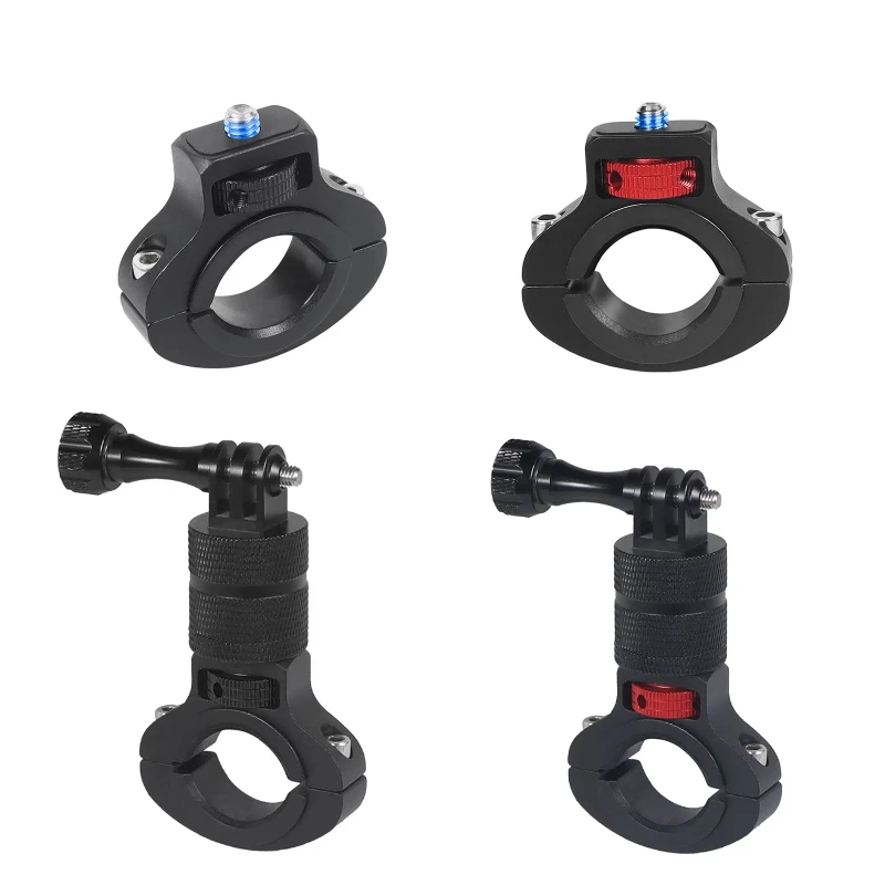 1/4 "Schraube Motorrad Lenker Clip Halter Fahrrad Klemme Lenkrad Halterung Metall für Gopro 13 12 11 Insta360 DJI Action Kamera