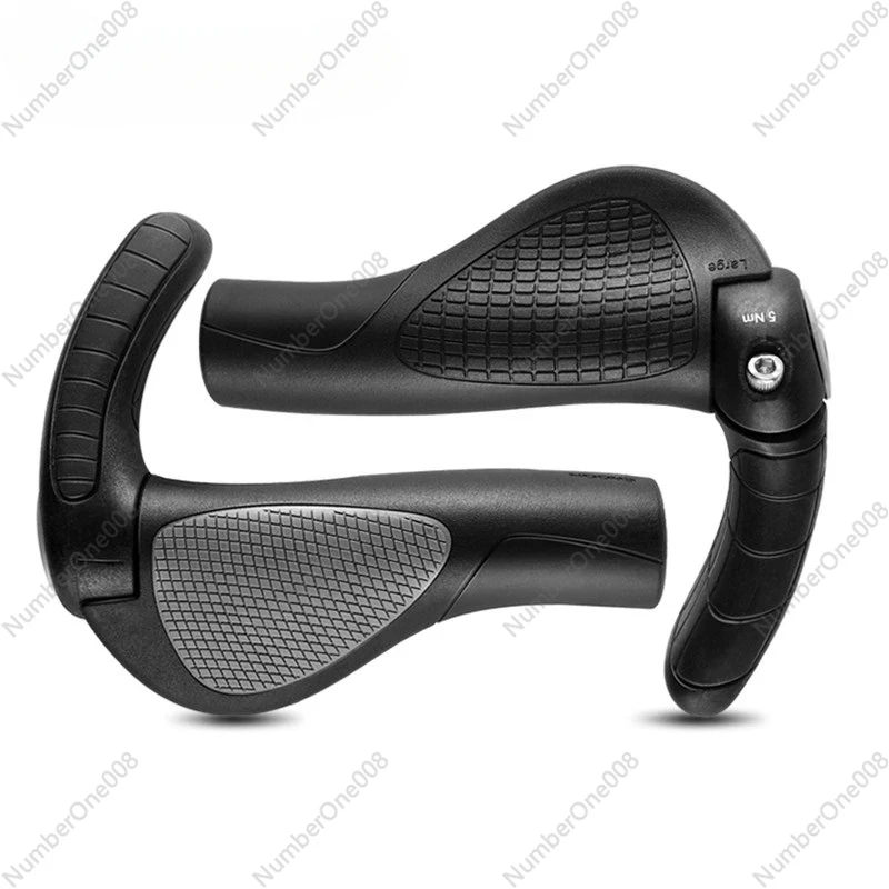 Human Meat Ball Handle Cover GP3-L Horn Pair Handle Mountain Bike Rubber Shock-absorbing Anti-skid Handlebar