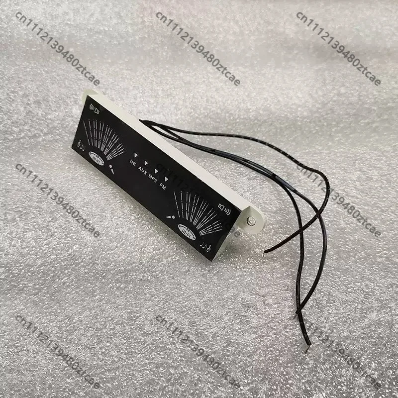 12V Fan Shaped Single Channel LED Music Spectrum Display Dynamic Audio Volume Level Indicator Light Module