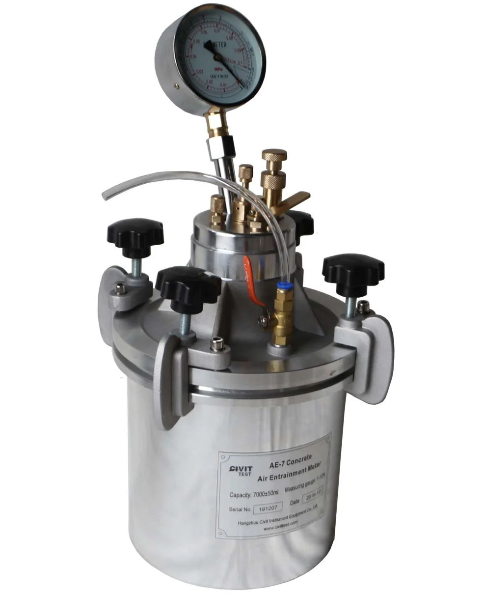 High Quality ASTM C231 Pointer Concrete Air Content Tester Concrete Entrainment Meter