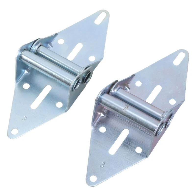 

652F 2Pcs Garage Door Hinge Bracket Heavy Duty Iron Garage Door Hardware Garage Door Replacement Parts Easy to Install