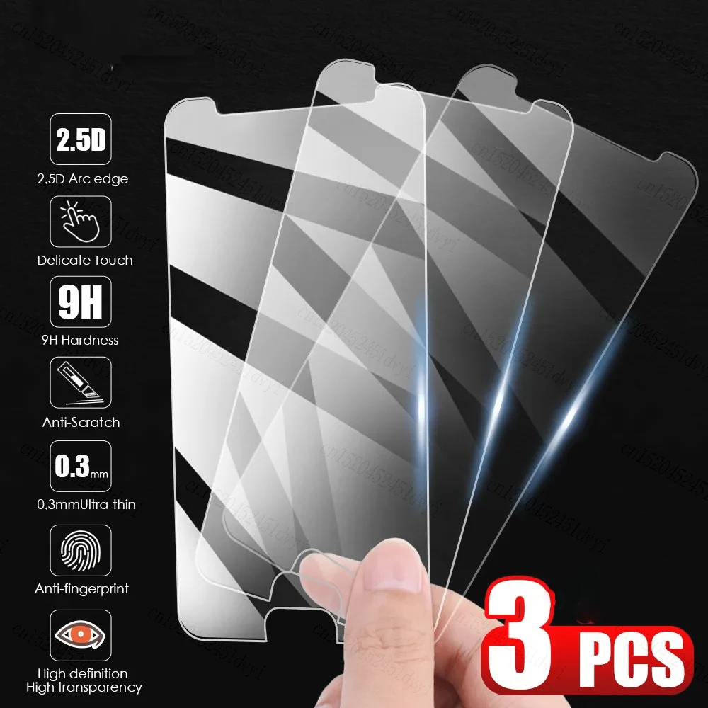 3PCS Screen Protector Protective Glass Film For Samsung Galaxy A6 A8 Plus A3 A5 A7 A9 J8 J3 J5 J7 Pro 2018 2017 Tempered Glass