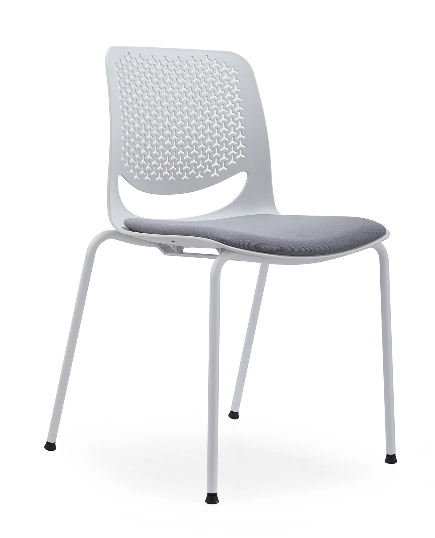 & High Quality Metal Antiskid Frame Plastic Office Chairs Stackable Leisure Home Chair