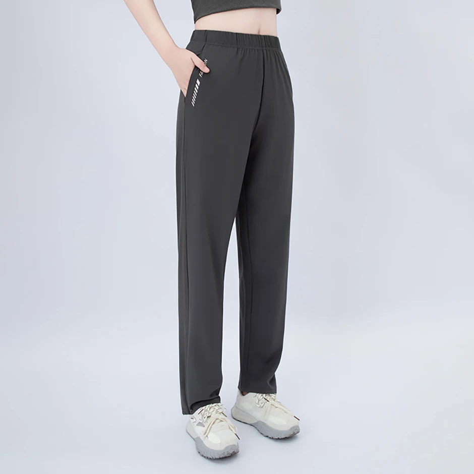 Sommerhosen für Damen, einfarbige Freizeithosen mit Taschen, vielseitig, schlicht und sportlich, Haremshosen, bequeme und sonnenschützende Hosen. – Detail 11