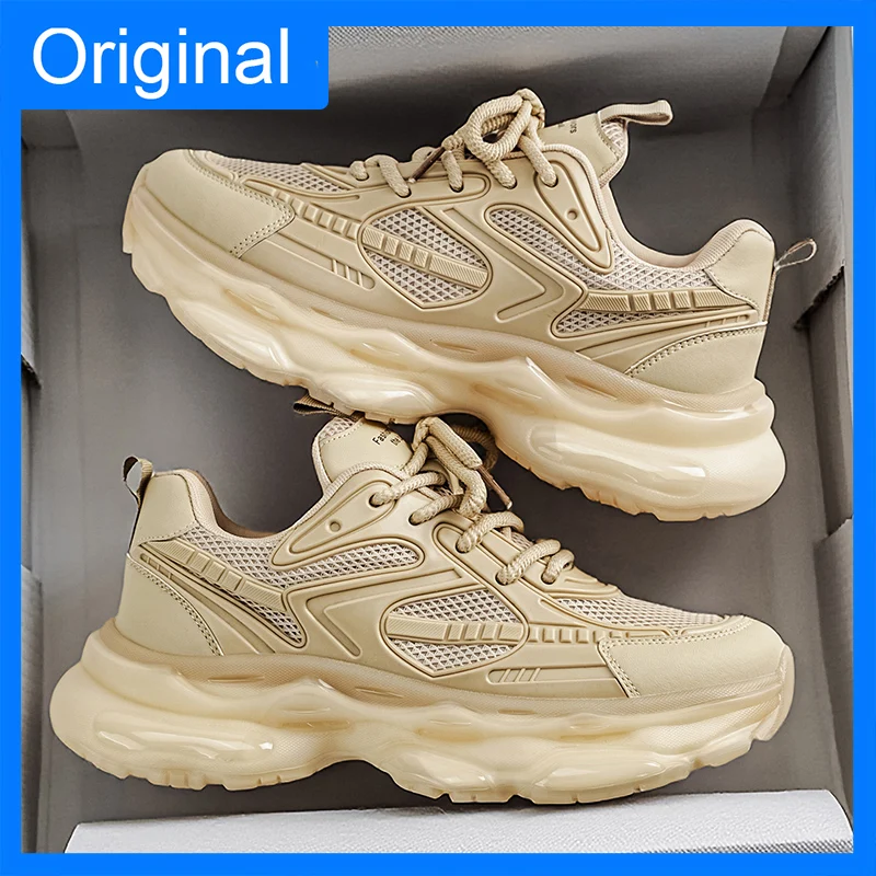 

Мужские спортивные кроссовки 2026: модные, удобные, дышащие, легкие, на толстой подошве, на шнуровке, для активного отдыха и фитнеса, универсальные теннисные кроссовки