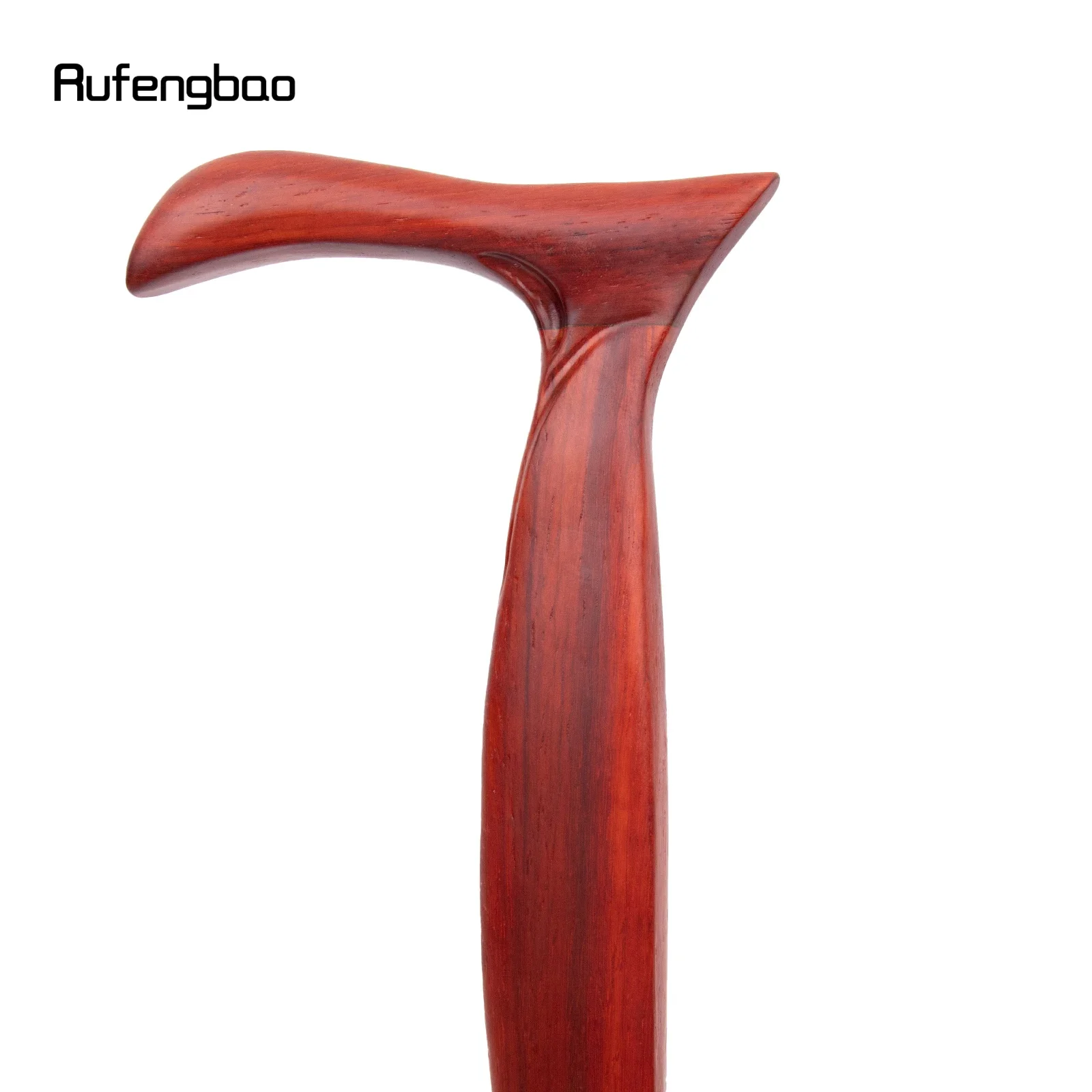 Palo de moda en forma de T de madera Original rojo, bastón decorativo de vampiro para fiesta de cosplay, bastón de madera para caminar, varita de mazza de Halloween, 93cm