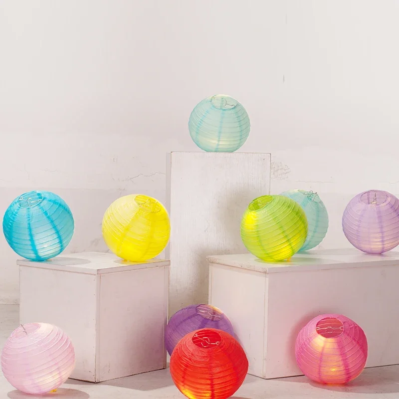 1Pc 6inch 15cm Chinese Paper Lantern Birthday Wedding Party Decor DIY Lampion Hanging Lantern Ball Festival Decor Supplies