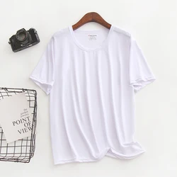 Large Size Mens O-Neck Undershirts Ice Silk Seamless Short Sleeves T-Shirt Male Summer Thin Fitness Body Building Underwear