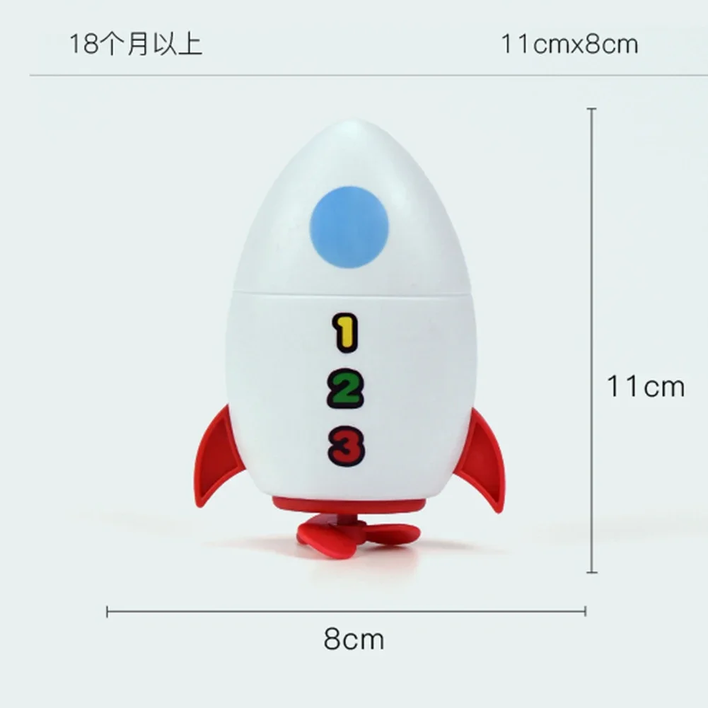 Mechaniczna rakieta wodna Zabawka do kąpieli Zabawa dla dzieci w basenie do wczesnej nauki i letnich aktywności pod prysznic Zabawka do kąpieli z