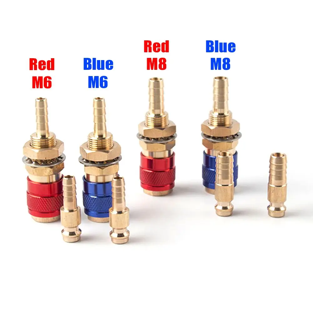 Welding Machine Quick Fitting Female Male Water Cooled Gas Adapter Connector Clamp MIG TIG Welding Torch Tools Welder