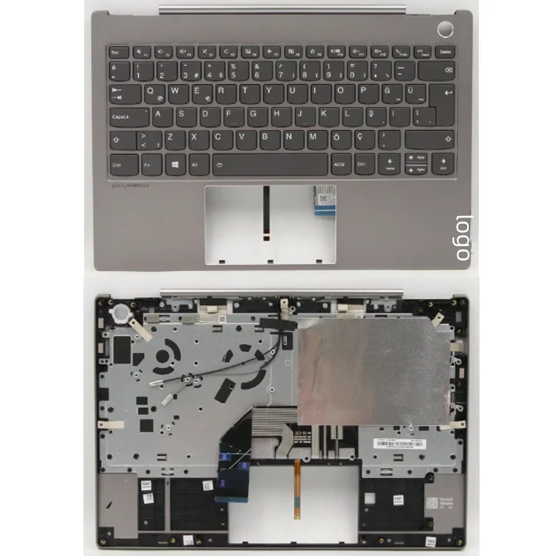 

Подставка для рук для ноутбука Lenovo ThinkBook 13s-IML, верхняя крышка корпуса ASM B MGR BL W/TR 5CB0W44292