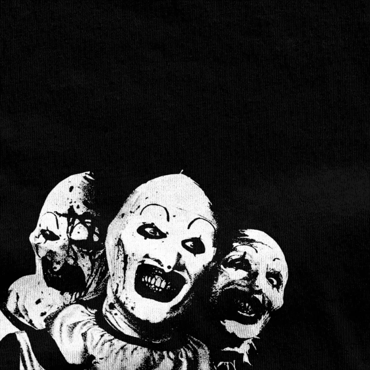 Terrifier Clown Horror Movie T Shirt Men Women\'s 100% Cotton Novelty T-Shirts O Neck Tees Short Sleeve Clothing Printed