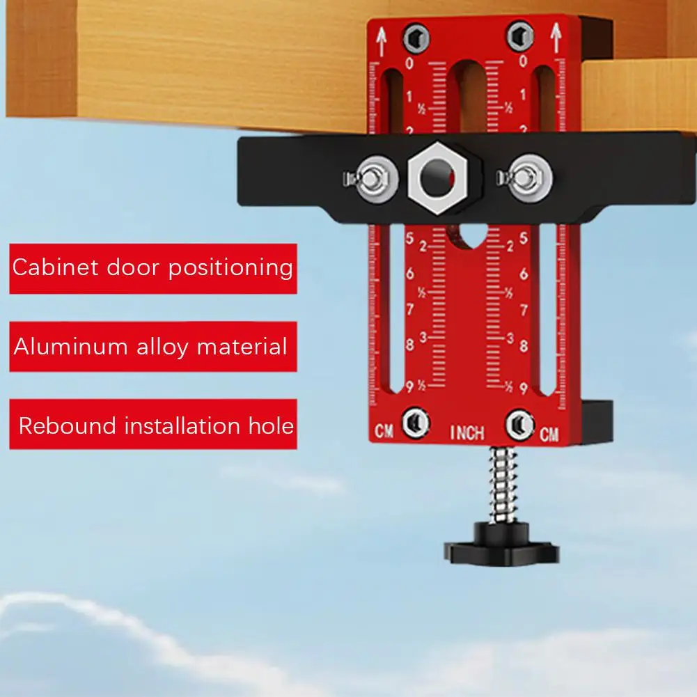 Cabinet Door Mounting Jig Cabinets Frame Clamp Household Hidden Door Metal Mounting Support Woodworking Tools Easy Install