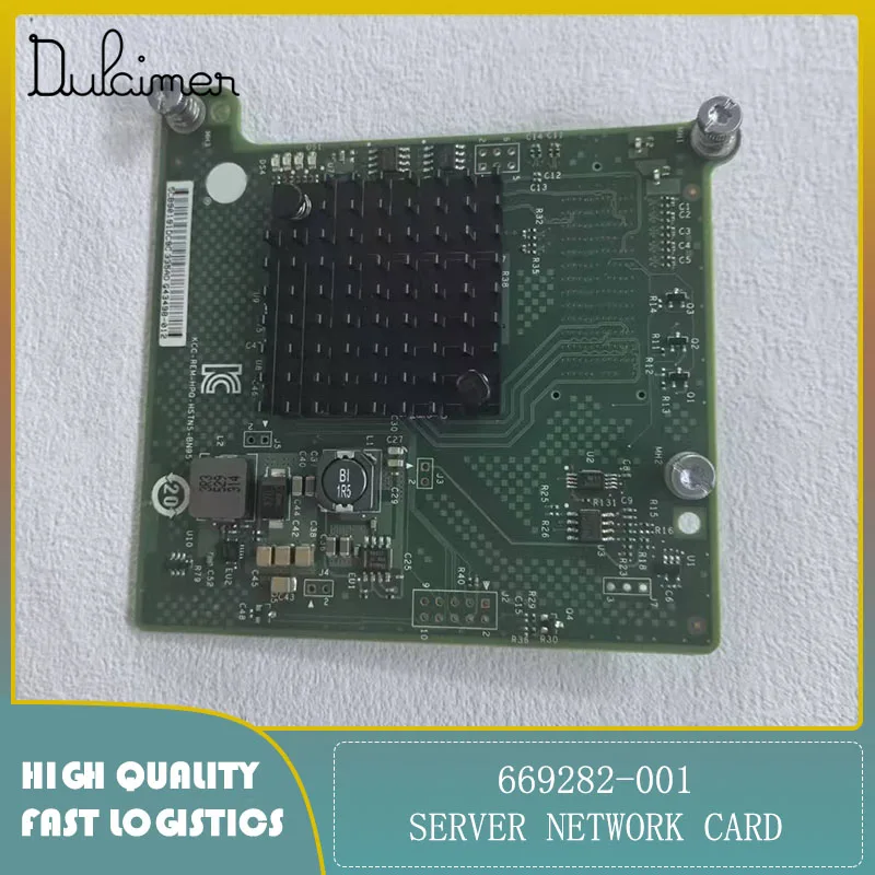 Servernetwerkkaart 669282-001 2-POORT 10GB ETHERNET ADAPTERKAART GEBRUIKT