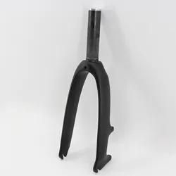 Newest 3K full carbon fibre Children Bicycle Forks Disc brake hard kids bike front fork with M20 bolt 16er 20er