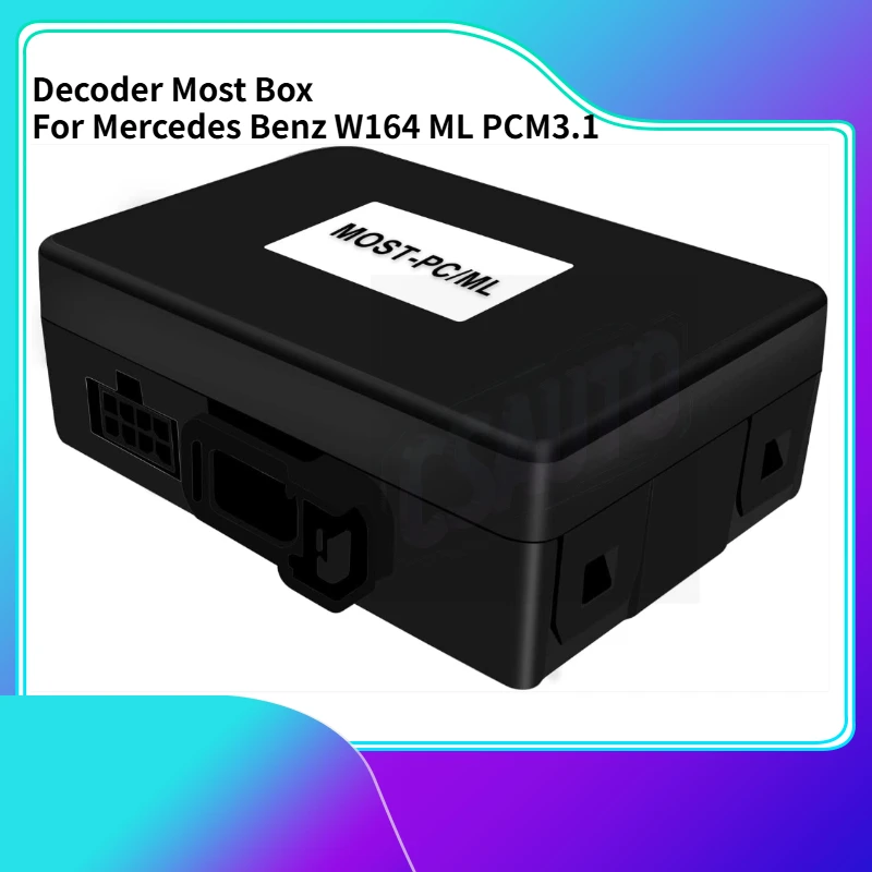 

Optical Fiber Decoder Optic Audio Converter Most Box for Mercedes Benz ML GL R A B E, For Porsche 3.1 Cayman Boxster Cayenne