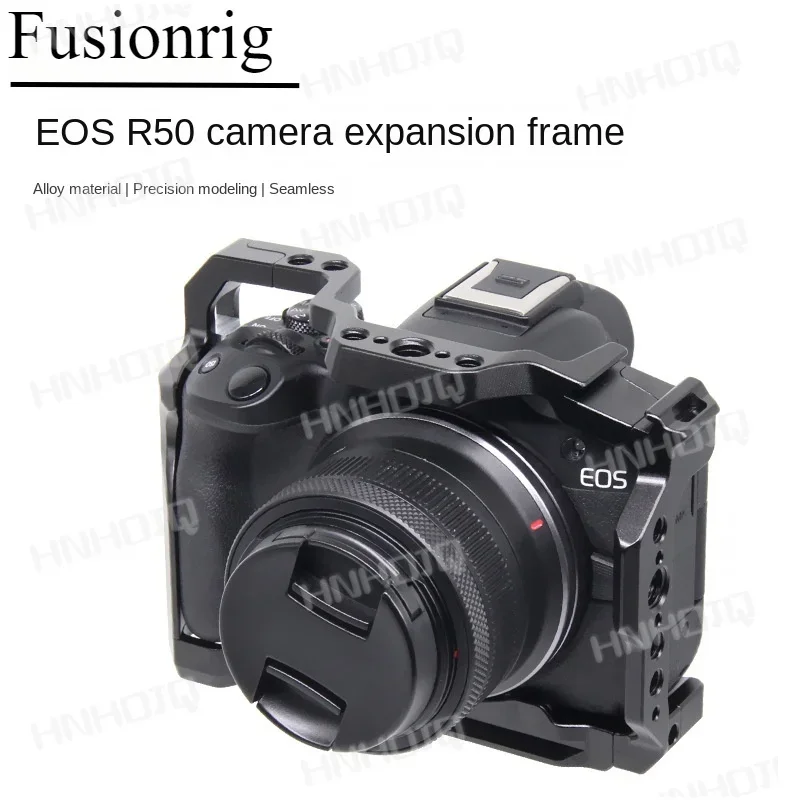 For Eos R50 Camera Rabbit Cage Metal SLR Photography Expansion Frame Kit Video Vertical Shot Rabbit Cage