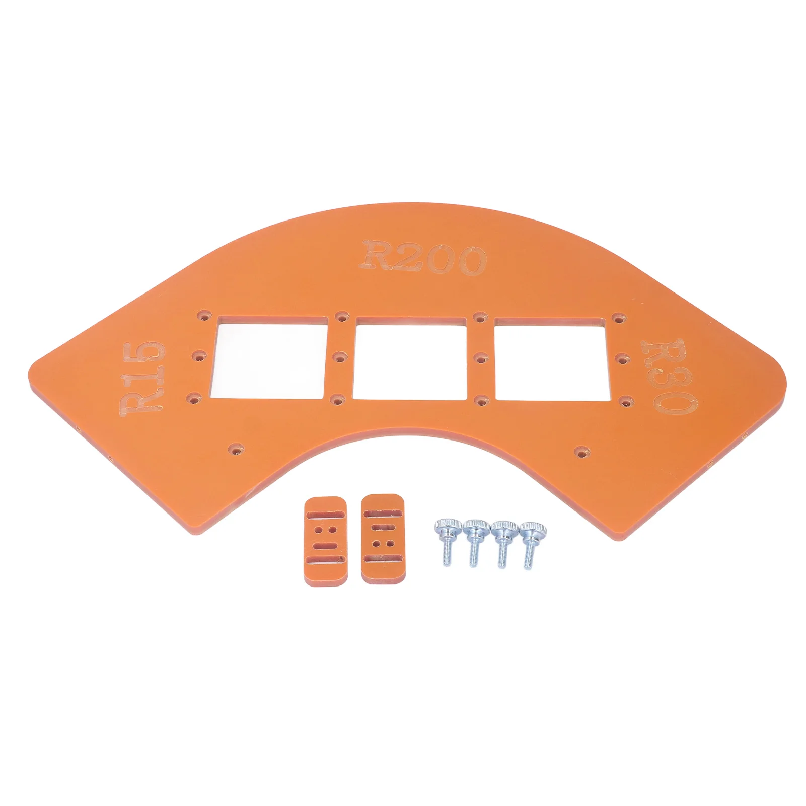 Gabarit de routeur de rayon, calcul de travail, guide de rayon pour armoire, coins de garde-robe, trous de commutation, R15, R30, R100, R200