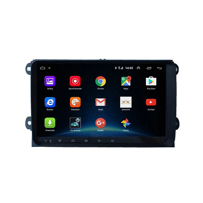 Reproductor estéreo de DVD con cámara de marcha atrás para coche VW Universal, Android 8,1, 9 pulgadas