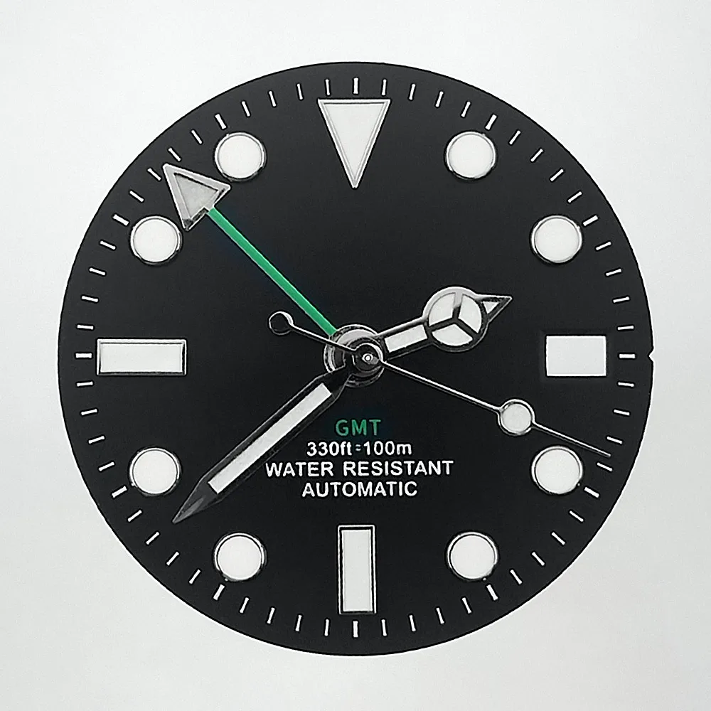 40,5 mm GMT Mechanisches Uhrengehäuse Passend für NH34 Uhrwerk Saphirglas Edelstahl Uhrenbox Uhrenteile Zubehör – Detail 11