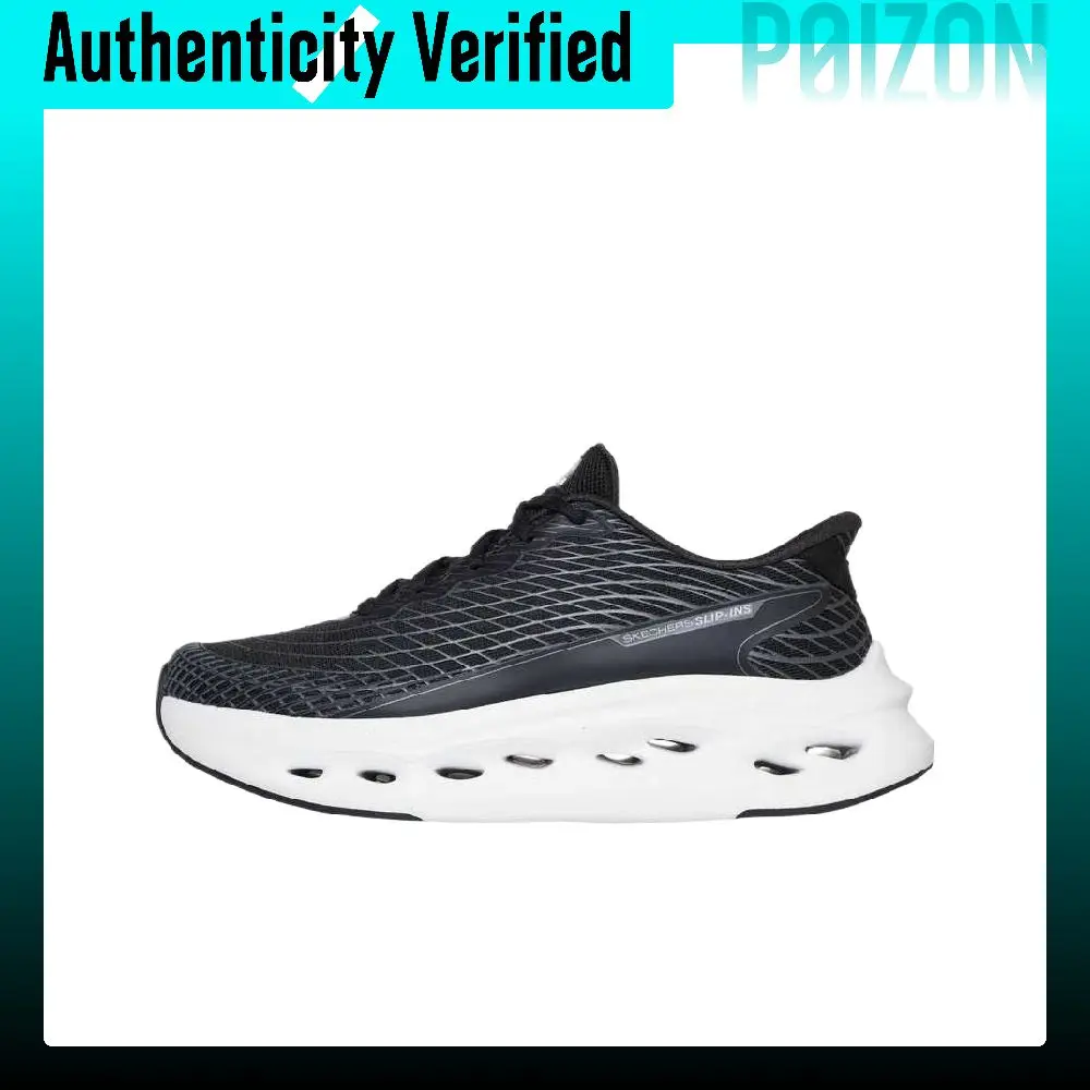 Skechers Max Cushioning Mesh Cushioning Low-top Running Shoes Women's Black 129404-BKW