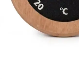 Wooden Sauna Thermometer 17x14x2cm Large Display Fahrenheit Temp Gauge For Home Spa For Steam Room Easy Install Hygrometer Tool