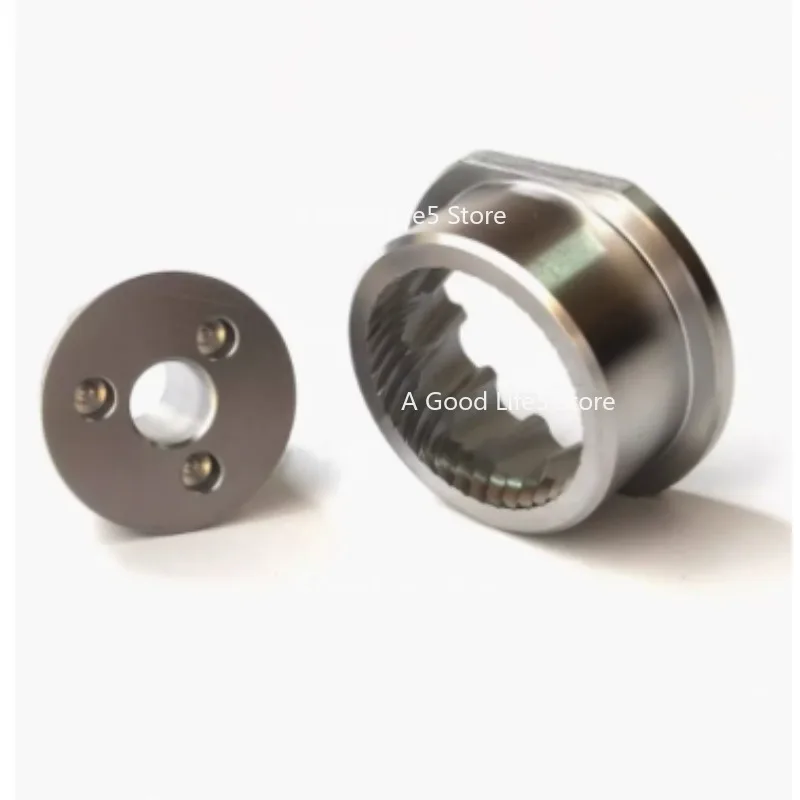 Stainless Steel 48mm 6 Star Grinding Disc Reinforced Grinder Core Blade Coffee Bean Grinder Burr Replacement Parts