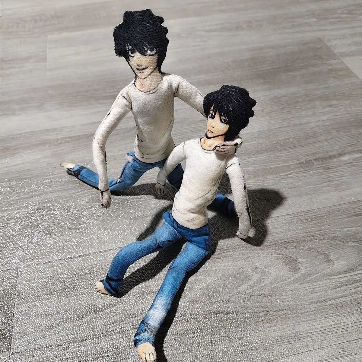 

Anime Death Note L·Lawliet Cosplay Prop Doll Plush Stuffed Figure Dolls Room Decoration Halloween Mascot Soft Props Gift