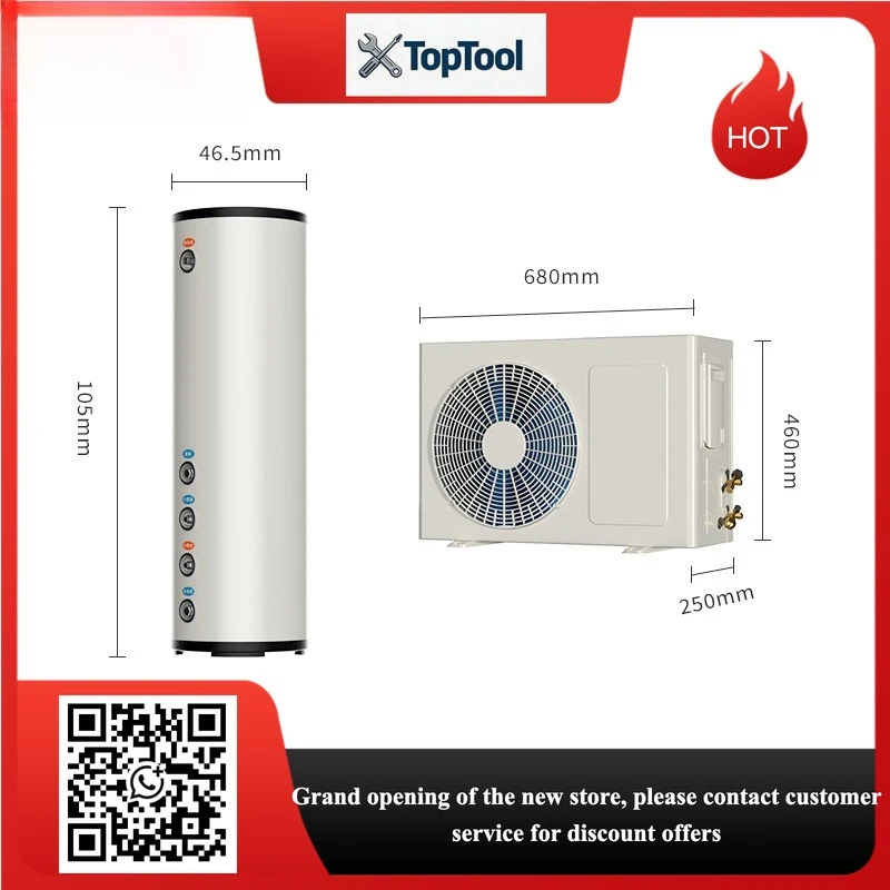 Storage Air‑Source Heat Pump Water Heater, Large Capacity Constant‑Temp Hot Water Machine Home Commercial