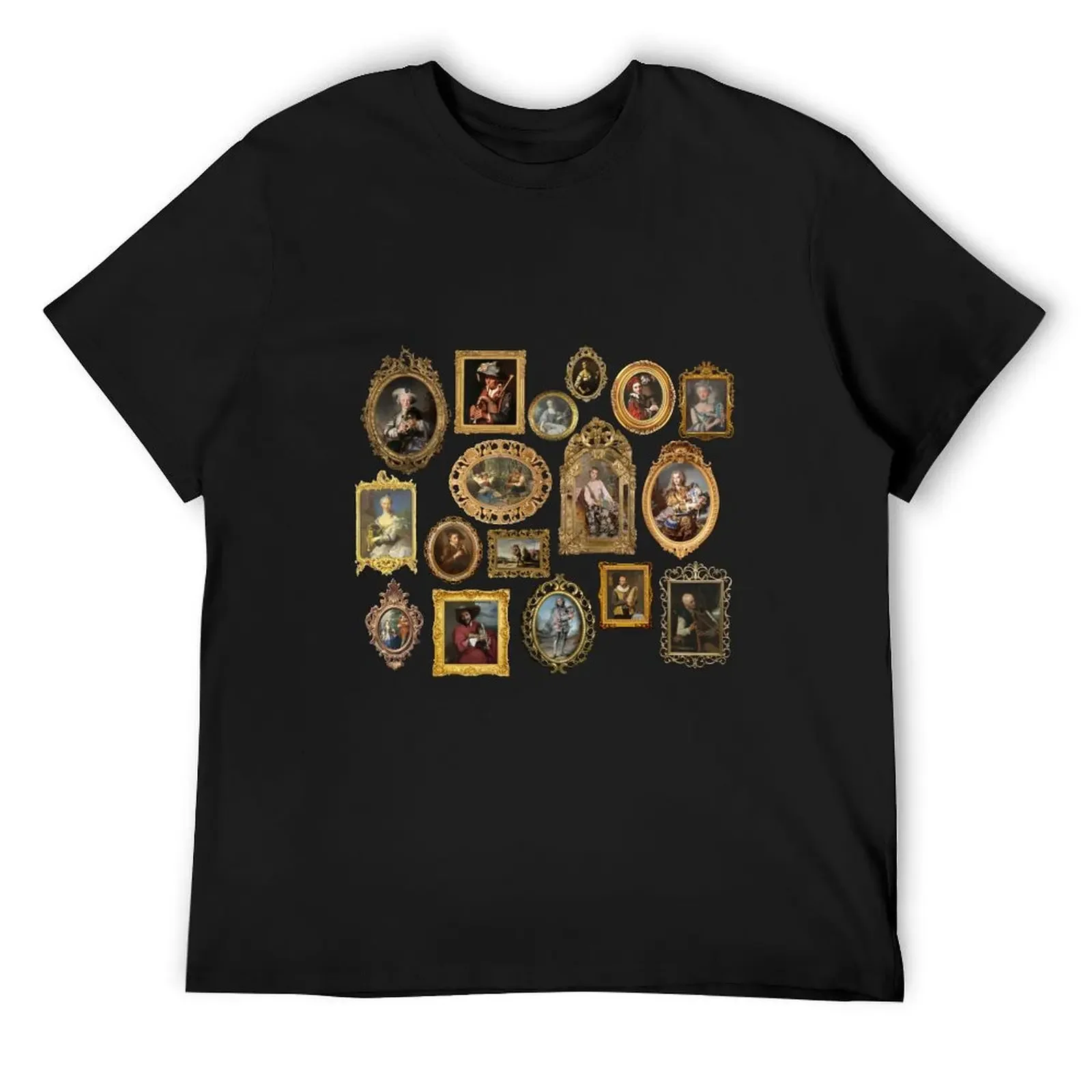 

Bagpipe iconography with golden frames. T-Shirt vintage clothes vintage anime shirt men workout shirt