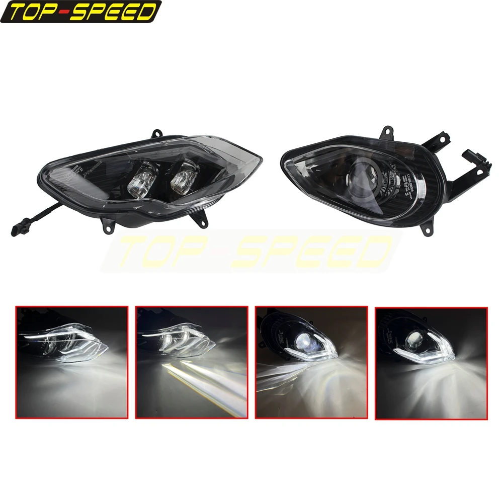 For BMW S1000RR K46 2015-2018 LED Headlight Assembly DRL High Low Beam Light Motorcycle E4 Headlamp S1000RR Plug&Play Front Lamp