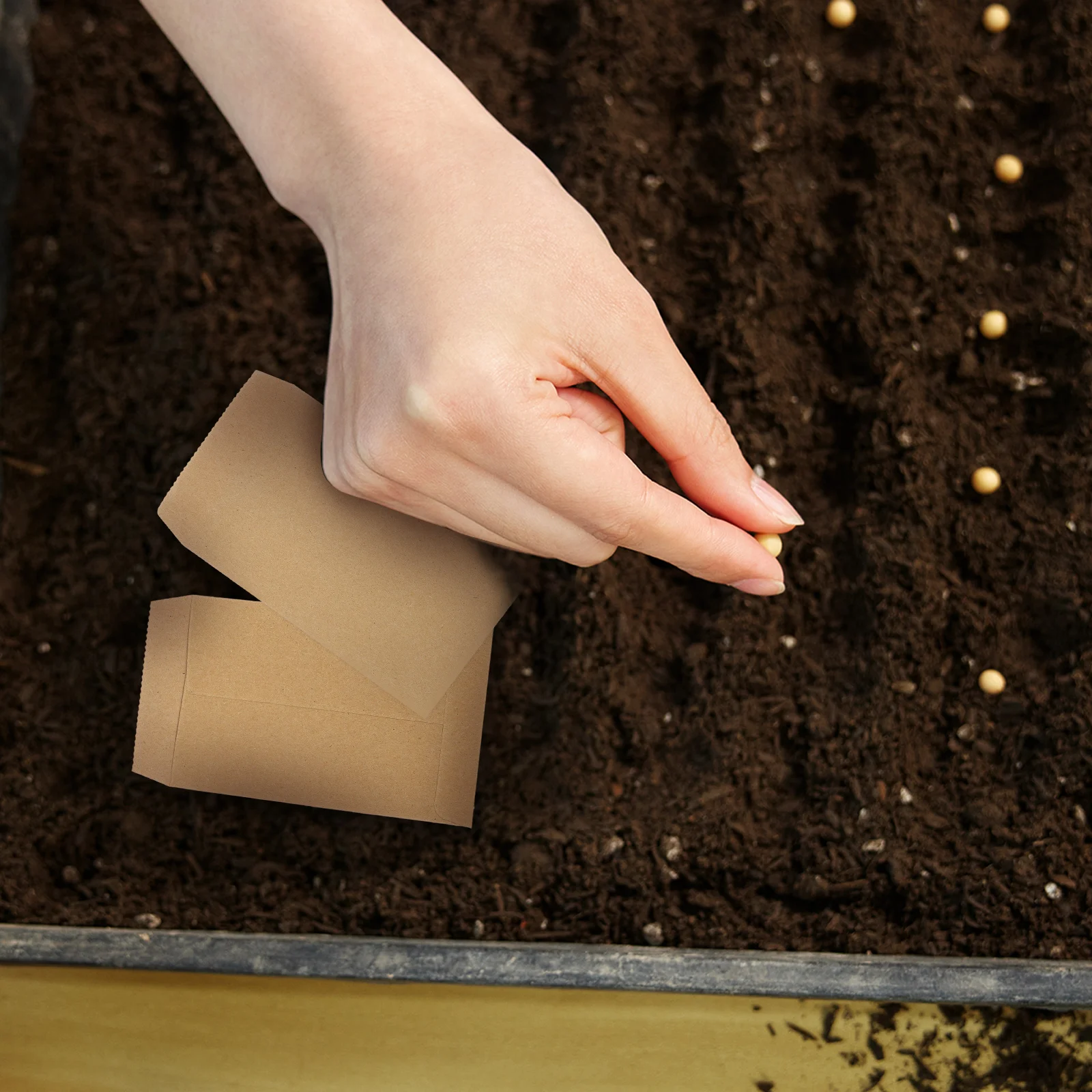 

100 Pcs Seed Bag Small Envelope Jewelry Cash Stuffing Envelopes Paper Money for Office