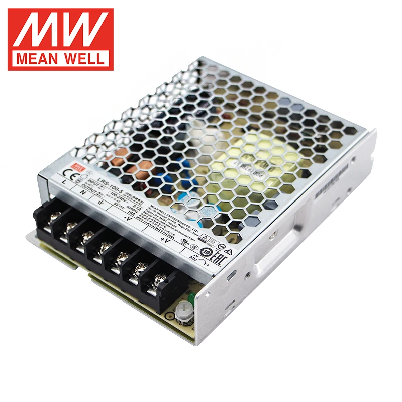 

MEAN WELL LRS-100-5 AC-DC Power Supply 5V Meanwell 100W Single Output Enclosed Switching Power Supply Industral SMPS