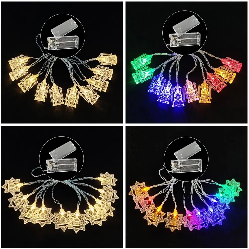 

For Home Islam Muslim Mosque Light Eid al-Fitr Decor LED String Light Ramadan Lantern Kareem Ramadan Eid Mubarak Decoration