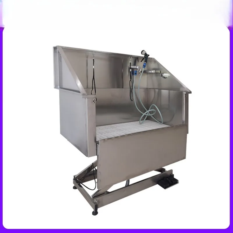 

Stainless steel dog wash pool Pet shop dog wash pool Thickened non-slip cat and dog pet bath Pet bath