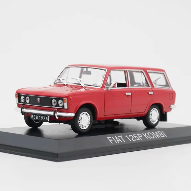 

IXO Diecast 1:43 Scale Alloy Fiat 125P Kombi Classic Car Model Finished Product Simulation Toy Collection Gift Static Display