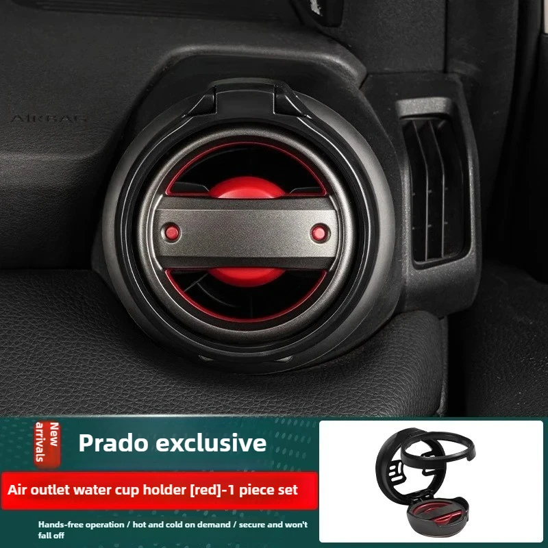 

Cup Holder Foldable Drink Holder Interior Accessories For Toyota Land Crusier LC250 2024 2025 Center Console Air Outlet