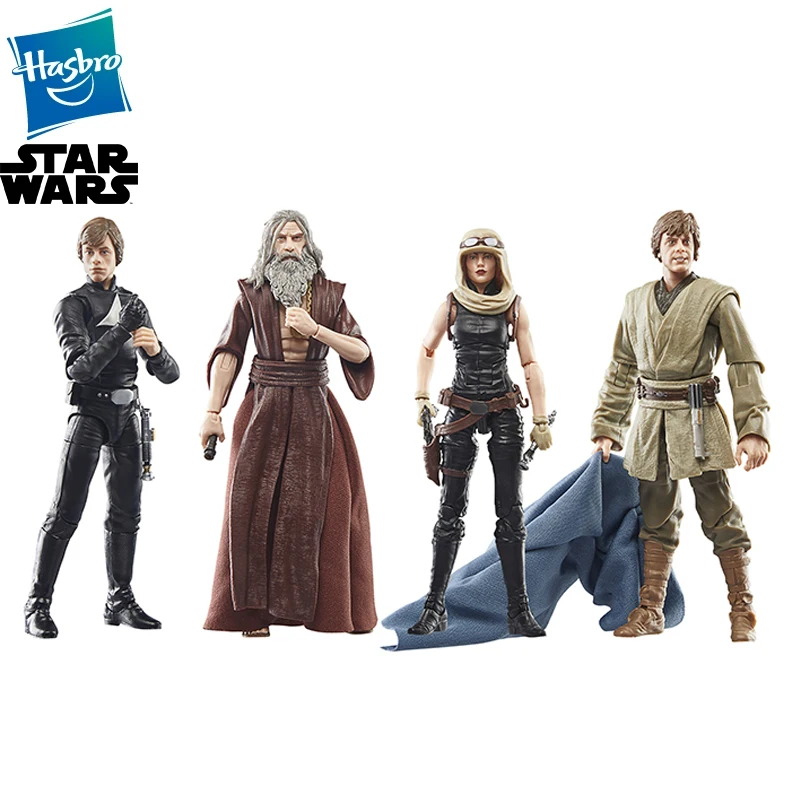 

Original Hasbro Genuine Star Wars Luke Skywalker Luke's Clone 6-Inch Set of 4 Collectible Model Dolls Statuette Ornament Gifts