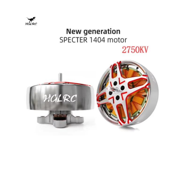 HGLRC SPECTER 1404 2750KV/4800KV 4-6S Brushless Motor for FPV Freestyle 2inch Cinewhoop 4inch Toothpick Drones DIY Parts