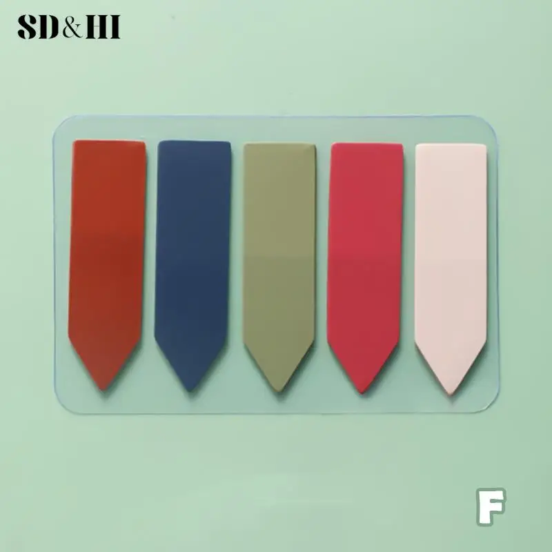 Reading Aid Highlight Sticker Transparent Fluorescent Index Tabs Flags Sticky Note Stationery School Office Supplies